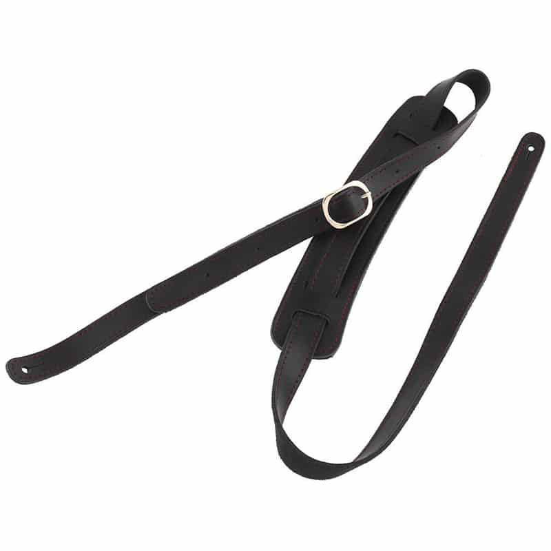 correa de guitarra ajustable de cuero auténtico, 120-145cm