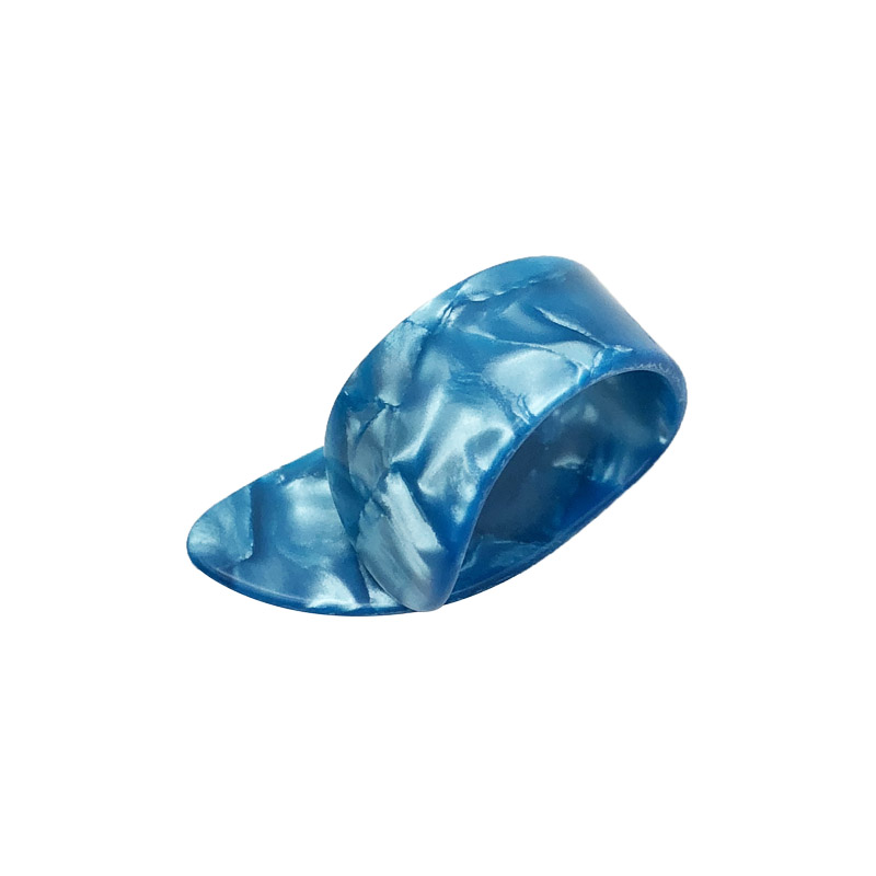 Pua para pulgar para guitarras acústicas, eléctricas o bajos - grosor de 1.2mm - color azul claro