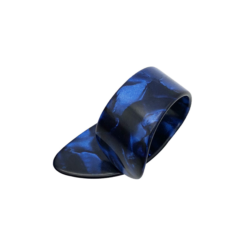 Pua para pulgar para guitarras acústicas, eléctricas o bajos - grosor de 1.2mm - color azul oscuro