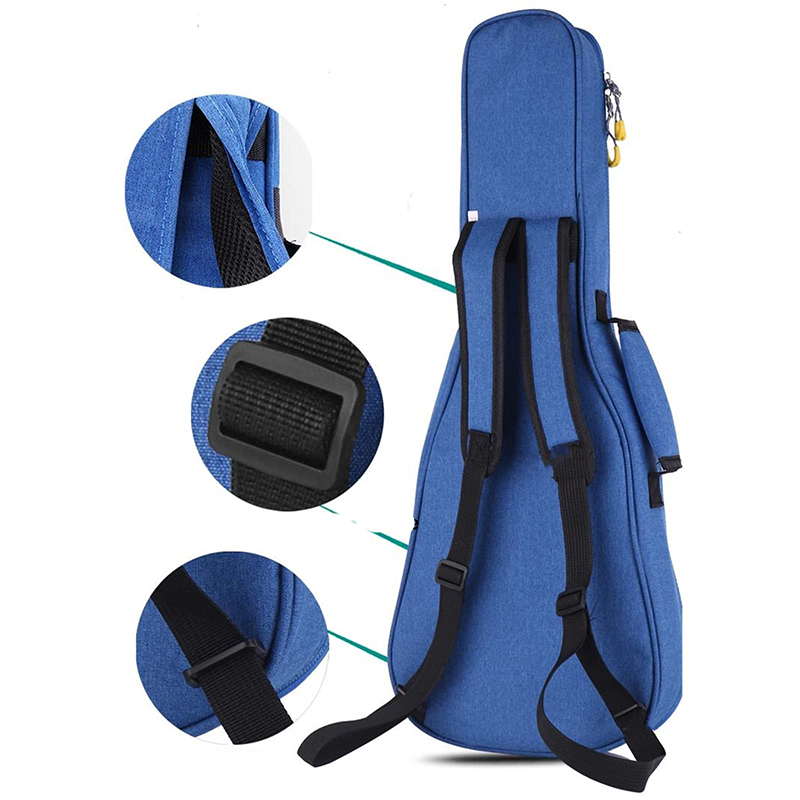 detalles de la funda para ukulele impermeable, anti-polvo, anti-choque
