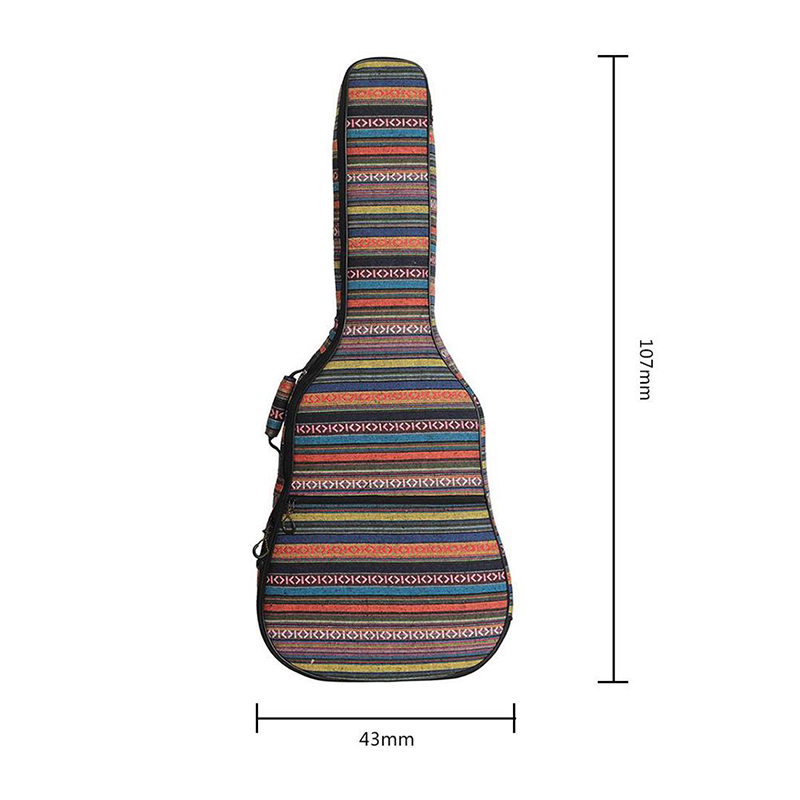 dimensiones de la funda de guitarra para guitarra acústica con apariencia vintage