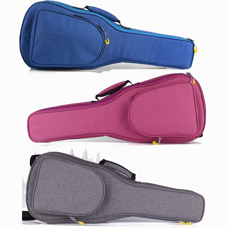 vista detallada de la funda para ukelele a prueba de agua, anti-polvo y anti-choques