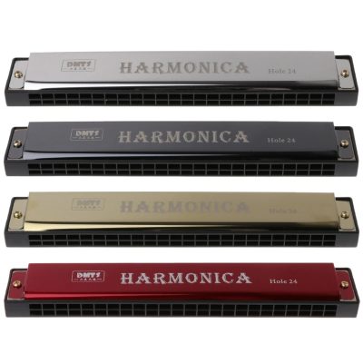 Armónica de 24 agujeros 4 colores