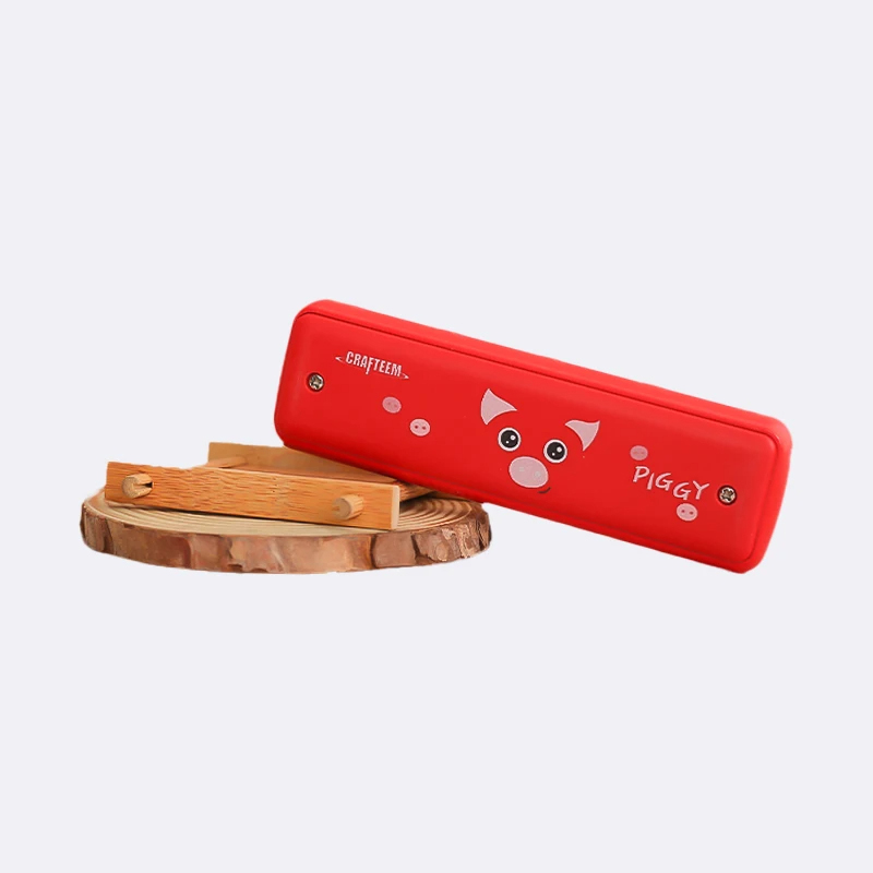 Armónica diatónica diseñada para niños - color rojo