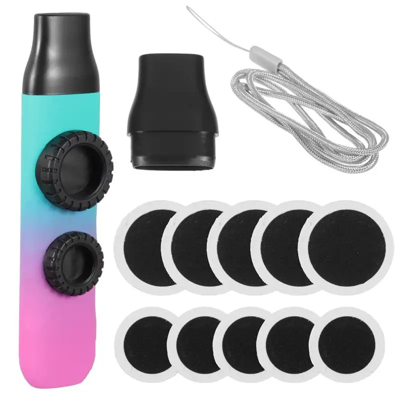 Kazoo arcoíris con dos aberturas - modelo 3