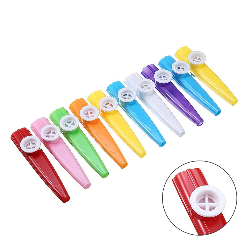Lote COMPLETO de 10 kazoos para niños