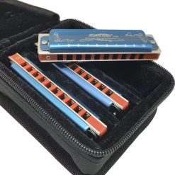 Paquete de 3 armónicas diatónicas en 3 afinaciones diferentes