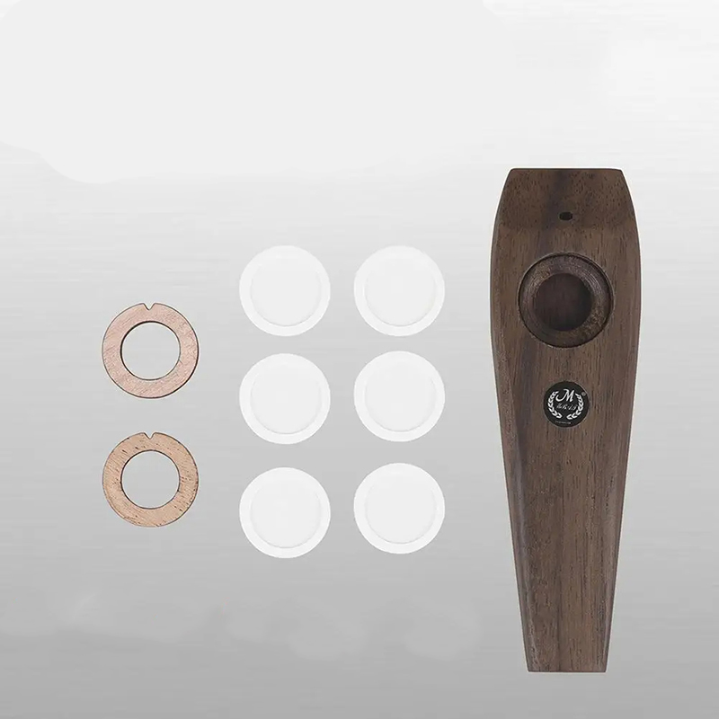 detalles del paquete de Kazoo de madera