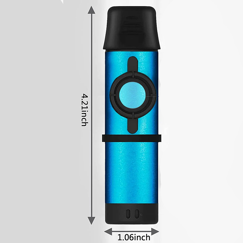 dimensiones de Kazoo eléctrico de aleación de aluminio - color