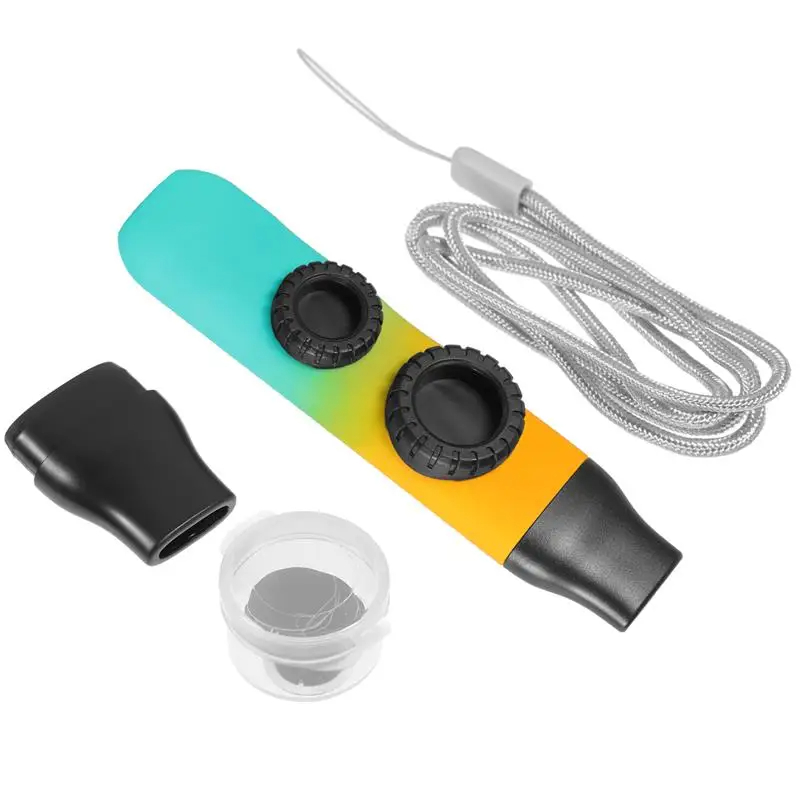 vista completa de Kazoo arcoíris con dos aberturas para niños