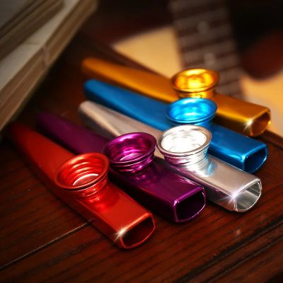 vista completa de Kazoo de aleación de aluminio en 7 colores