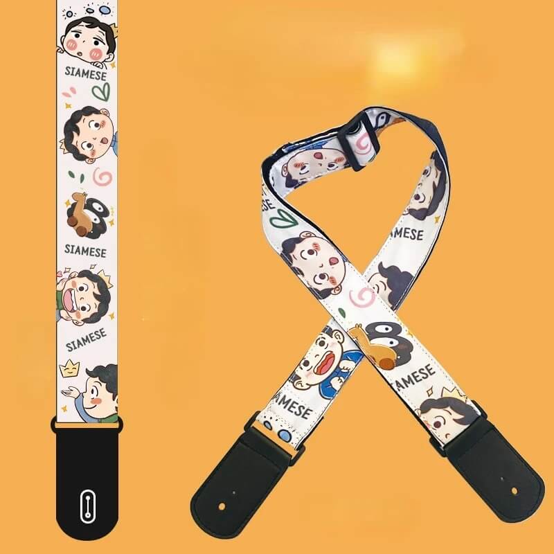 Correa de Guitarra para Niño con Motivo de Dibujo Animado Japonés