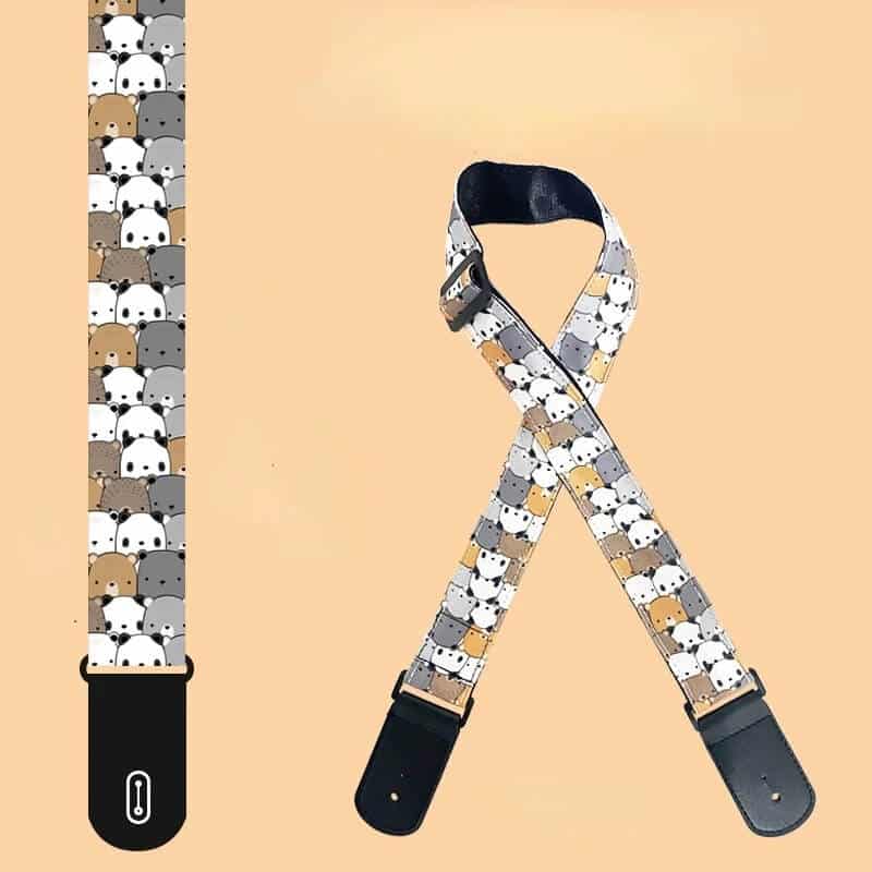 Correa de Guitarra para Niño con Motivo de Pequeños Pandas