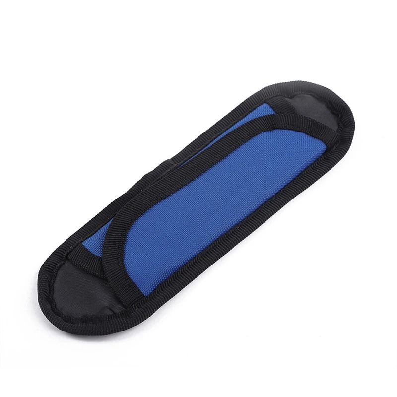 Almohadilla para el hombro para correa de guitarra extraíble antideslizante - color azul oscuro