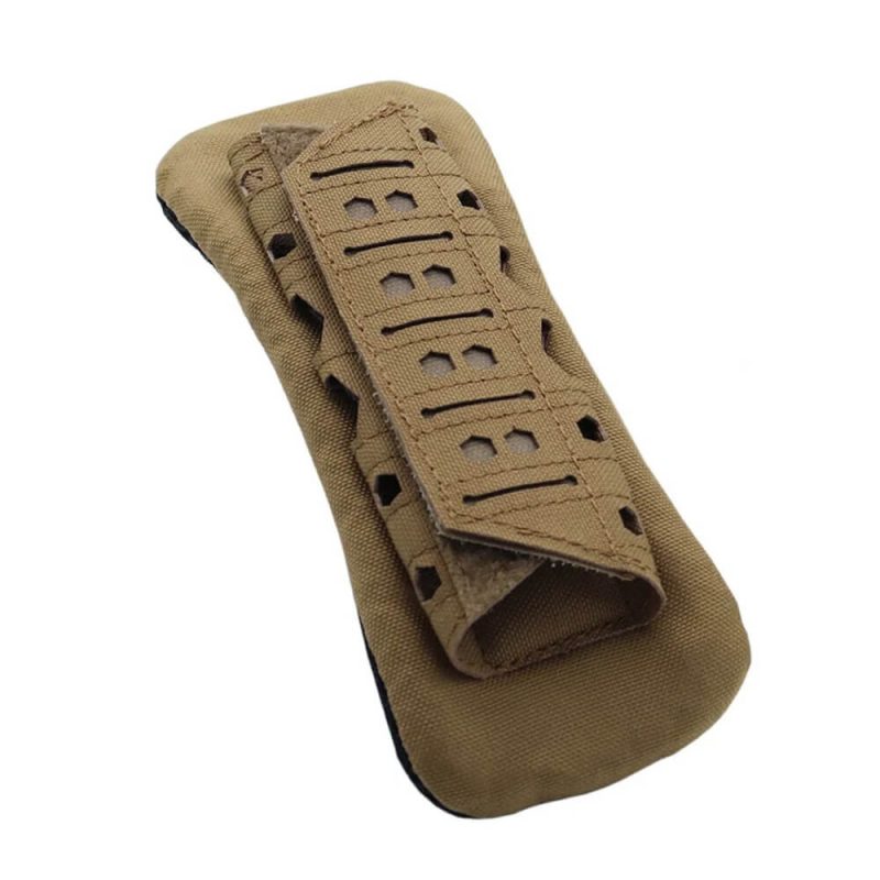 Cojín de hombro extraíble antideslizante super acolchado con malla transpirable - color beige negro