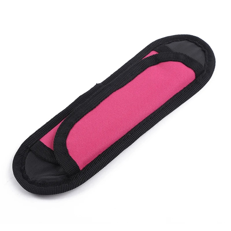 Almohadilla para el hombro para correa de guitarra extraíble antideslizante - color rosa