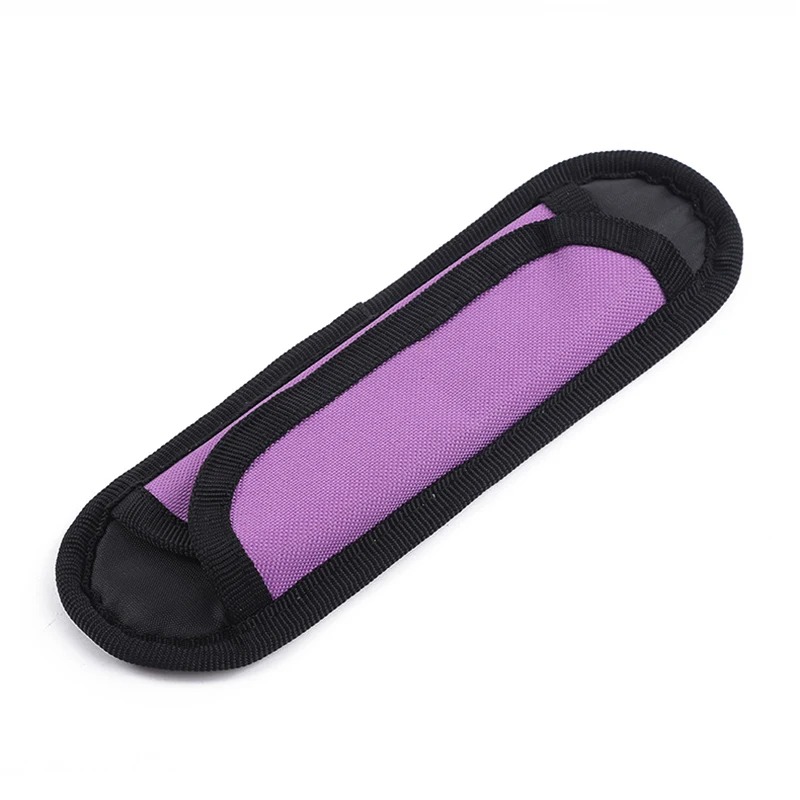 Almohadilla para el hombro para correa de guitarra extraíble antideslizante - color violeta