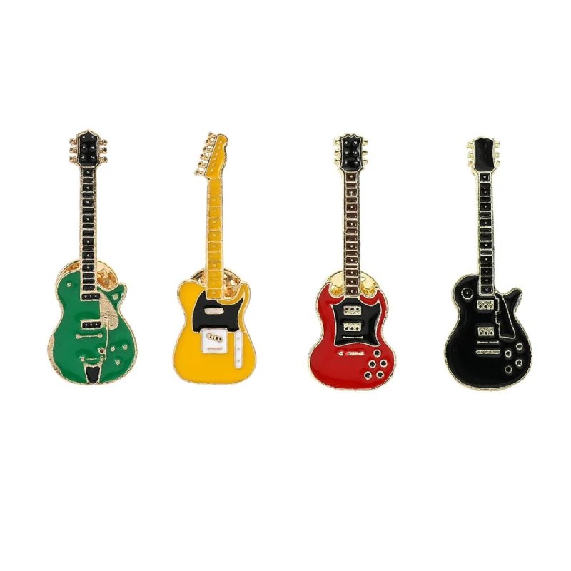 Lote de 4 piezas de Pines de Guitarra Eléctrica - 4 colores