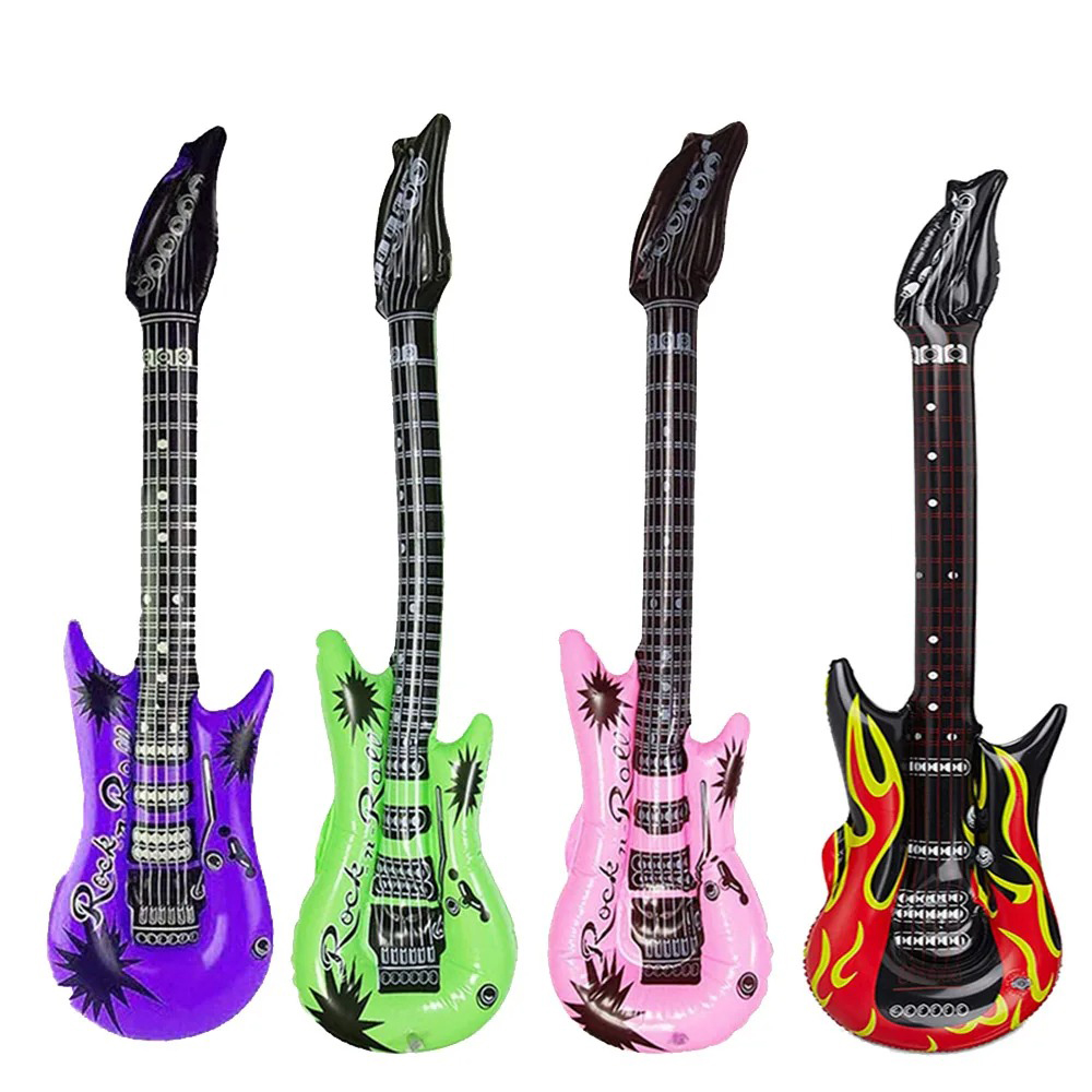 Lote de Guitarras Inflables - Paquete de 4
