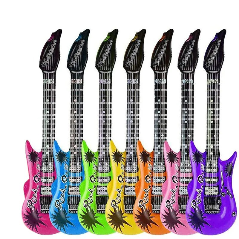 Lote de Guitarras Inflables - Paquete de 5