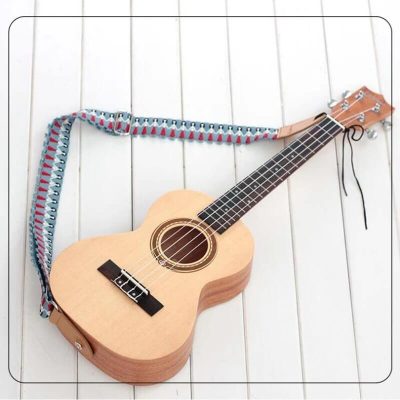 Vista completa Correa para Ukulele Diseño Vahiné Hawaii - 3 Colores a Elegir
