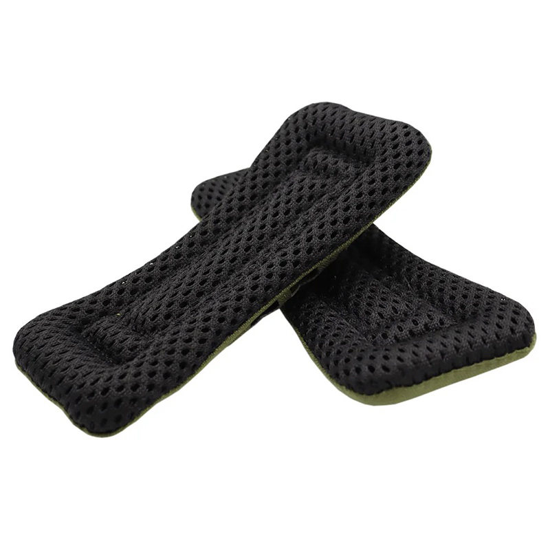 detalle de correa de hombro ergonómica súper acolchada con malla transpirable