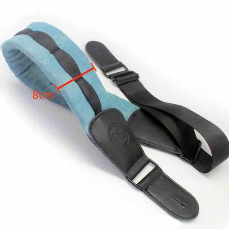 detalles de la anchura de la Correa de Bajo de Guitarra - Ancha y Súper Cómoda