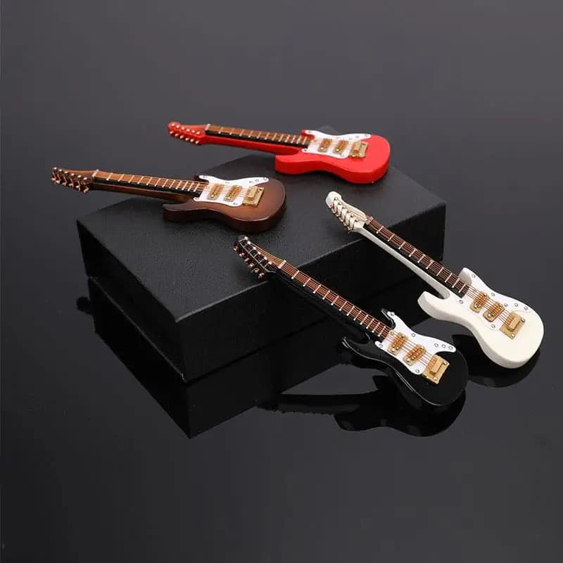 Guitarra Miniatura Guitarra Eléctrica - ¡4 colores a elegir!