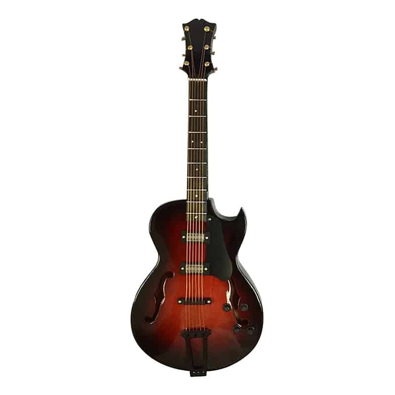 Guitarra Folk Miniatura - ¡Con estuche y soporte para guitarra! - Tamaño 1
