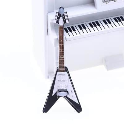 Miniatura de guitarra eléctrica tipo Flying V - modelo 1