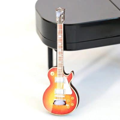 Guitarra eléctrica miniatura tipo Gibson - modelo 1