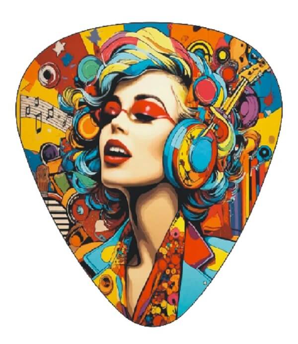 Mediadores de Guitarra Edición Artística - Paquete de 12 - diseño 6