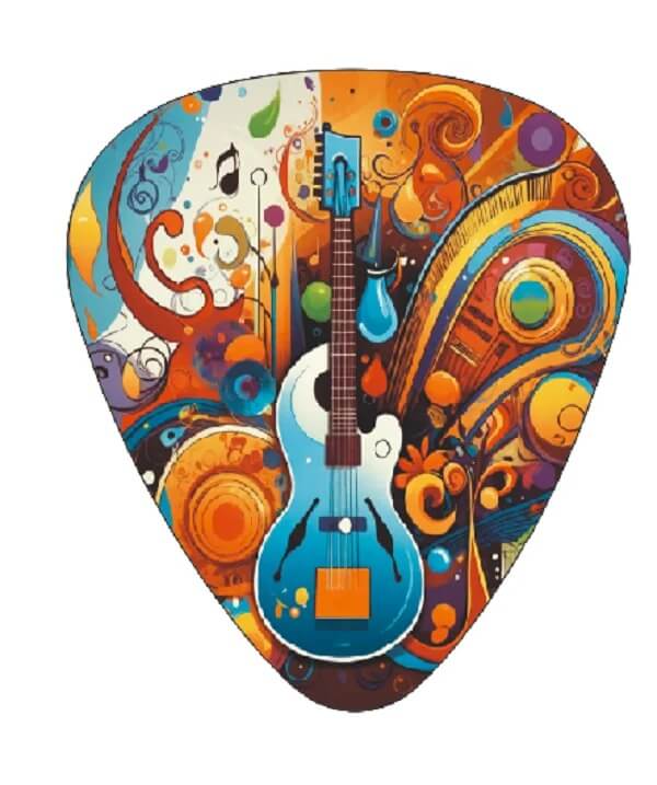 Púas de Guitarra Edición Artística - Paquete de 12 - diseño 9