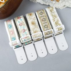 Correa de Guitarra Vintage con Flores Pastel - 5 modelos a elegir