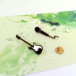 Broche Esmaltada de Pins de Guitarra Eléctrica
