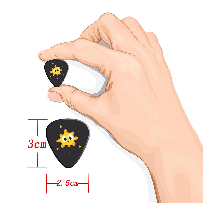 Dimensiones Conjunto de 10 púas con motivos de Espacio, Planeta y estrellas para niños