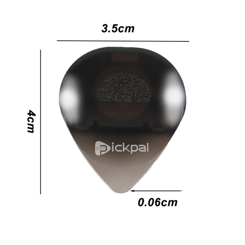Dimensiones de púa para guitarra con luz LED de alta sensibilidad - 3 colores a elegir