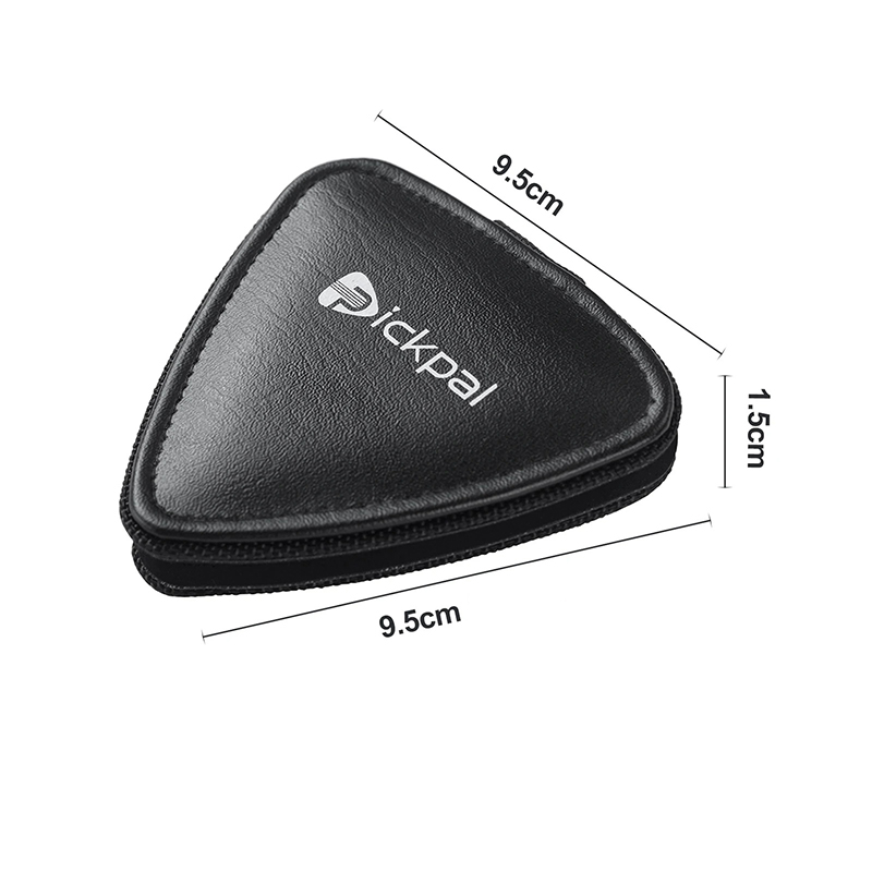Dimensiones de la funda para púas de guitarra - con 12 púas incluidas