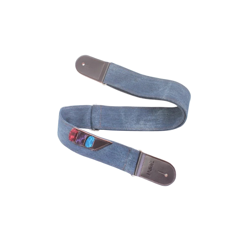 Correa Gris de Guitarra Boho Denim Vintage - ¡4 colores a elegir!