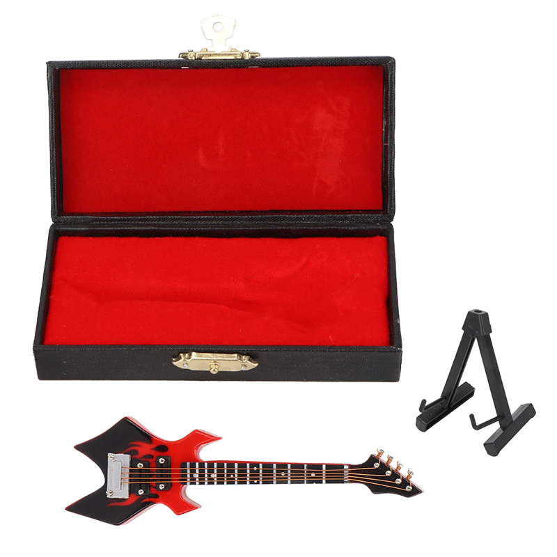 Guitarra Miniatura, Mini Guitarra Eléctrica de Hard Rock