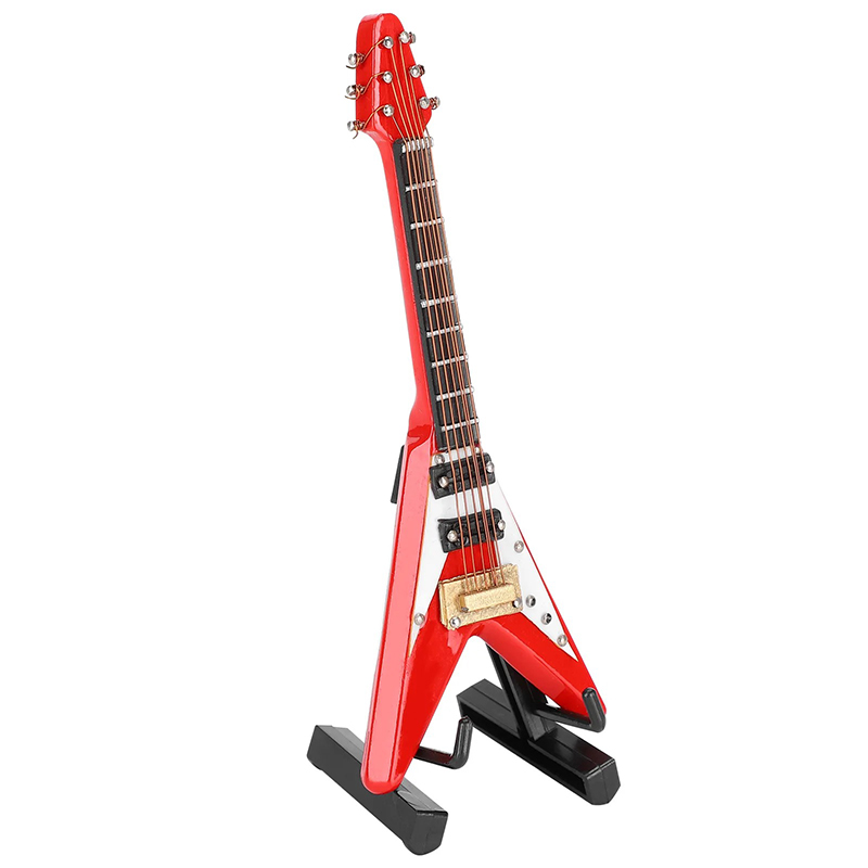Guitarra Eléctrica Miniatura - Flying V Roja