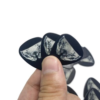 Lote de púas de guitarra con diseño de Mariposa Dark Goth