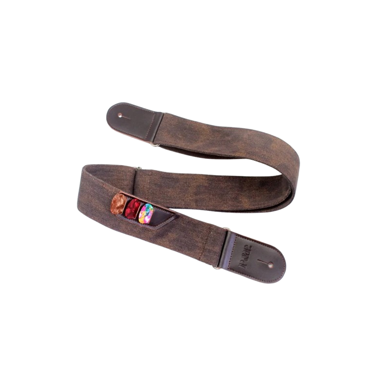 Correa de Guitarra Marrón Boho Denim Vintage - ¡4 colores a elegir!