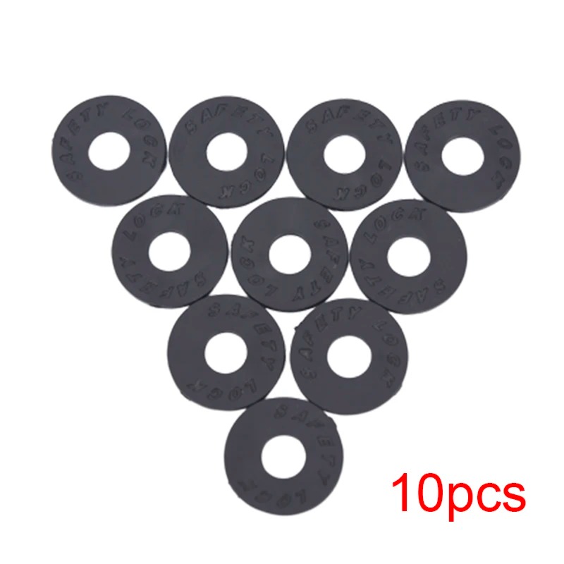 Noir Lote de 10 Bloques de Correa para Guitarra - 2 colores