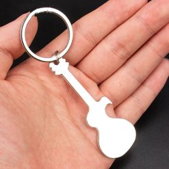 Magnífico Llavero de Guitarra Abridor de Botellas