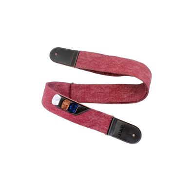 Correa Roja de Guitarra Boho Denim Vintage - ¡4 colores para elegir!