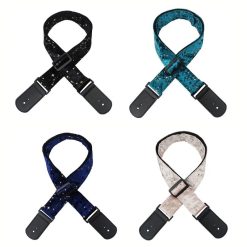 Correa de guitarra con patrones de la Vía Láctea - 4 colores a elegir