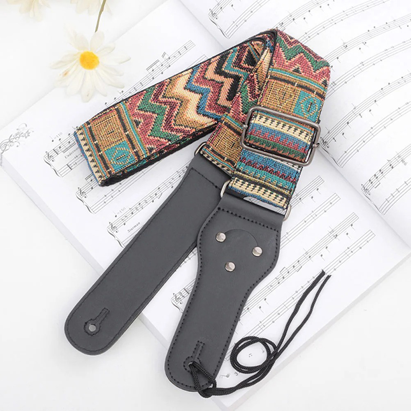 Correa de Guitarra Vintage con Vibraciones Tribales