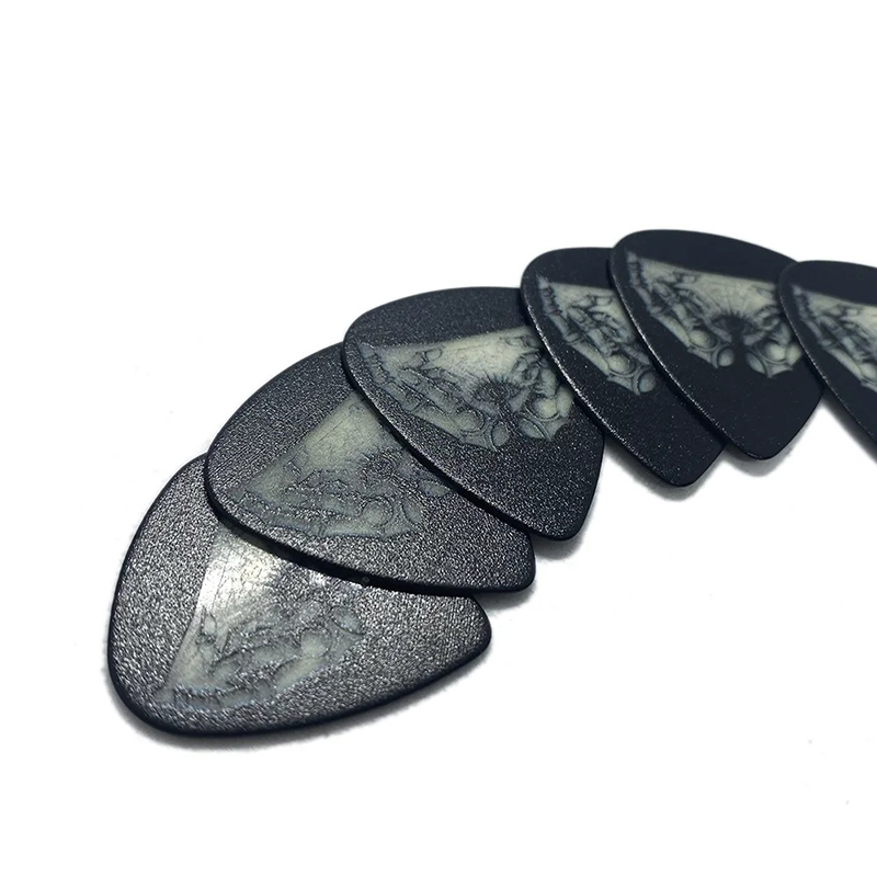Lote de púas de guitarra con diseño de Mariposa Dark Goth - Lote de 5 piezas