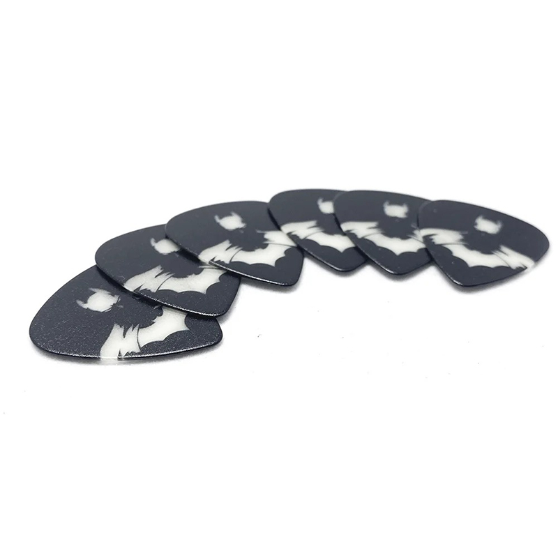 Magníficas Púas de guitarra con diseño de Murciélago - Lote de 5 o 50 piezas